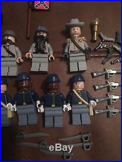 Authentic Lego U. S. Civil War Union Confederate Minifigure Lot B