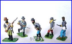 1/32 approx scale Handpainted Confederate Civil War Infantry