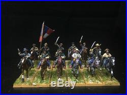 1/56 28mm American Civil War DPS Painted ACW Confederate Cavalry GH1488