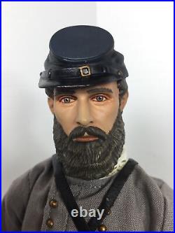 1/6 C. S. A. Confederate General T. J. Stonewall Jackson U. S. CIVIL War + Oak Stand