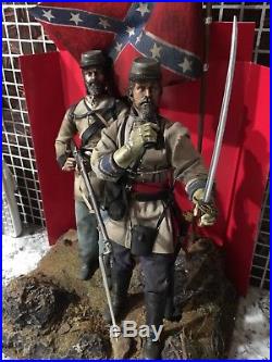 1/6 SideshowithIgnite/DID/Custom Confederate Civil War Battle Scene