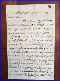 10 Confederate Civil War Letters, N. Carolina 61st Rgt. CSA, Siege Petersburg VA