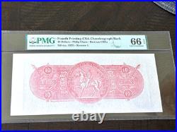 $10 Dollars Confederate CSA Chemicograph Civil War Note PMG 66 EPQ TOUGH VARIETY