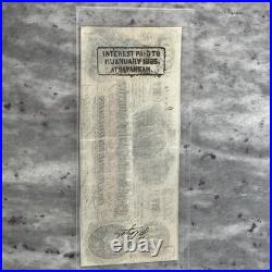 $100 1862 Confederate States Civil War Field Issue Banknote Currency T-41