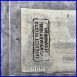 $100 1862 Confederate States Civil War Field Issue Banknote Currency T-41