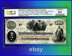 $100 Confederate Currency 1862 T-41 PF-17 CR-318 A CSA US Civil-War Note PCGS 63