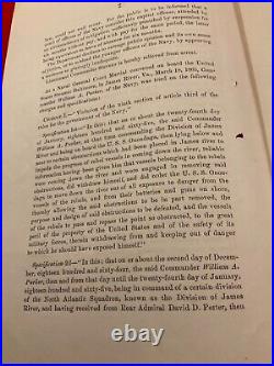 1282 CIVIL War Confederate Navy Raider Css Tallahassee Courtmaterial Order 1865