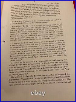 1282 CIVIL War Confederate Navy Raider Css Tallahassee Courtmaterial Order 1865