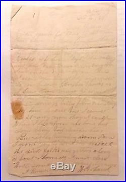 12th NC INFANTRY CONFEDERATE CIVIL WAR LETTER DECEMBER 14, 1864