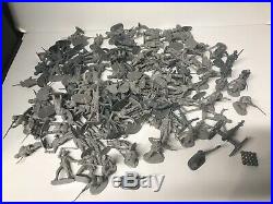 130 grey Accurate Civil War Toy Soldiers Union And Confederate ACW 132 Huge Lot