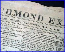 13th THIRTEENTH AMENDMENT Abolition of Slavery 1864 CONFEDERATE Civil War News