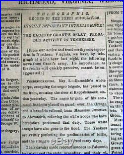 13th THIRTEENTH AMENDMENT Abolition of Slavery 1864 CONFEDERATE Civil War News