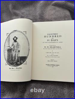 1491 Days in the Confederate Army-Limited Manuscript Edition 137 of 156