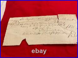 1526 Csa CIVIL War Confederate Petersburg Va City Ammunition Receipt 1864