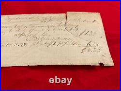 1526 Csa CIVIL War Confederate Petersburg Va City Ammunition Receipt 1864