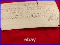 1526 Csa CIVIL War Confederate Petersburg Va City Ammunition Receipt 1864