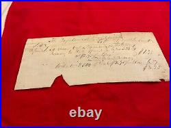 1526 Csa CIVIL War Confederate Petersburg Va City Ammunition Receipt 1864