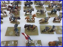 15mm American Civil War Union & Confederate Soldiers Horses Figure Lot 100+pcs