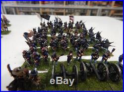 15mm metal painted American civil war Union and Confederate