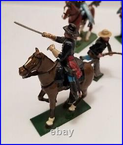 16 Ron Wall Tradition England CIVIL War Lead Soldiers Confederate Union Horses