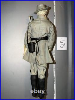 16 Scale American Civil War Confederate Officer Dressed Figure Sideshow