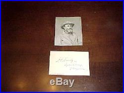 1800s Jubal Early Civil War Confederate General Autographed Signed Cut