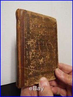 1846 Civil War Bible NT Confederate ID'd Alpheus Bray Co. D, 4th VA Calvary