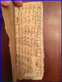 1850-60s Handwritten Notebook Hymns Prayers Civil War Confederate 7th SC Cavalry