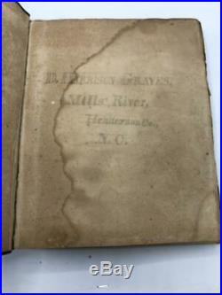 1850s Henderson North Carolina Scrapbook Civil War Maryville TN Confederate