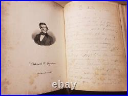 1853 Yale University Yearbook Randall Lee Gibson Confederate General Civil War
