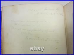 1860-70 Blackland Miss. Confederate Civil War Autograph/Poem Book-Soldiers Named
