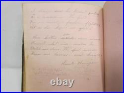 1860-70 Blackland Miss. Confederate Civil War Autograph/Poem Book-Soldiers Named
