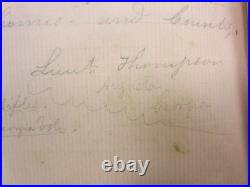 1860-70 Blackland Miss. Confederate Civil War Autograph/Poem Book-Soldiers Named