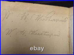 1860 Civil War Bible signed by Union & Confederate Soldiers