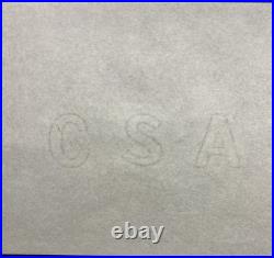 1860s CSA WATERMARKED CONFEDERATE STATES PAPER BLOCK CIVIL WAR, PCGS Ch UNC 64