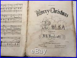 1860s Confederate Civil War -Mary C. Brightly Mobile, AL Sheet Music Book Lot