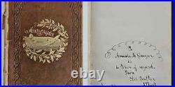 1860s antique AUTOGRAPH ALBUM york pa SMYSER who was civil war confederate gen