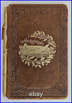 1860s antique AUTOGRAPH ALBUM york pa SMYSER who was civil war confederate gen