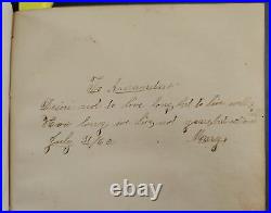 1860s antique AUTOGRAPH ALBUM york pa SMYSER who was civil war confederate gen