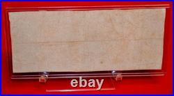 1861 $10 DOLLAR BILL, 1st Series T-30 Confederate Money CIVIL WAR, FRAME, Red SN