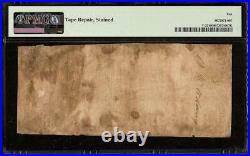 1861 $10 Dollar Confederate States Currency CIVIL War Indian Note Money T-22 Pmg
