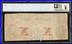 1861 $10 Dollar Confederate States Currency CIVIL War Note Paper Money T-26 Pcgs