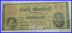 1861 $10 Richmond Confederate States of America Civil War Currency Note