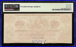 1861 $20 Confederate States Counterfeit CIVIL War Note Ct-19 Pmg 63 Epq