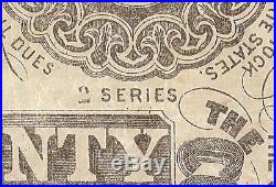 1861 $20 Dollar Bill Confederate States Currency CIVIL War Note Money T-20 Pmg