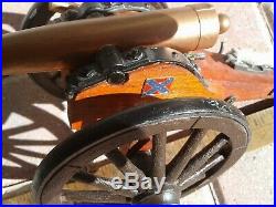 1861 Confederate Civil War Field Artillery Cannon & Ammo Box Museum Quality
