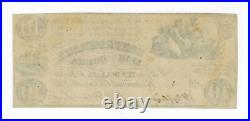 1861 T-28 $10 The Confederate States of America Note CIVIL WAR Era
