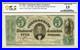 1861 T-33 $5 The Confederate States of America Note CIVIL WAR Era PCGS Fine 15