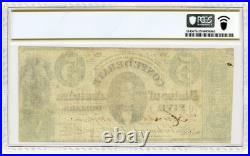 1861 T-33 $5 The Confederate States of America Note CIVIL WAR Era PCGS Fine 15