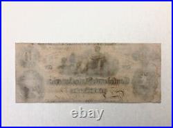 1862 $10 Confederate CIVIL War Currency- T 46 Ceres On Cotton Bale